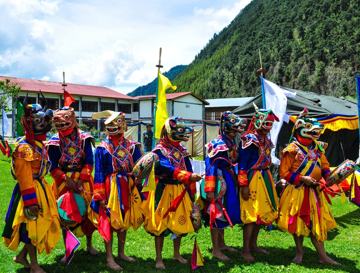 Central Bhutan festival image